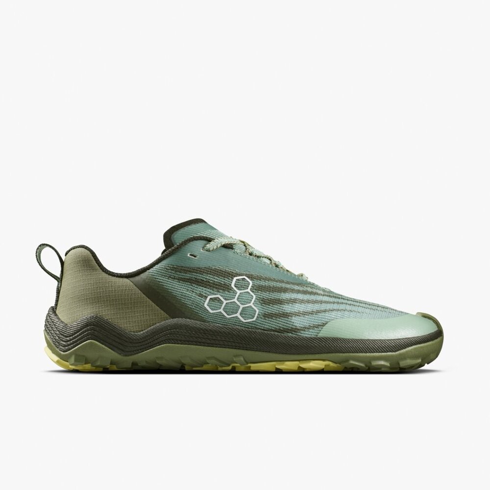 New Mens sz 9 Vivobarefoot Primus Trail flow shoes Glacial Green lift hike run - Picture 3 of 7